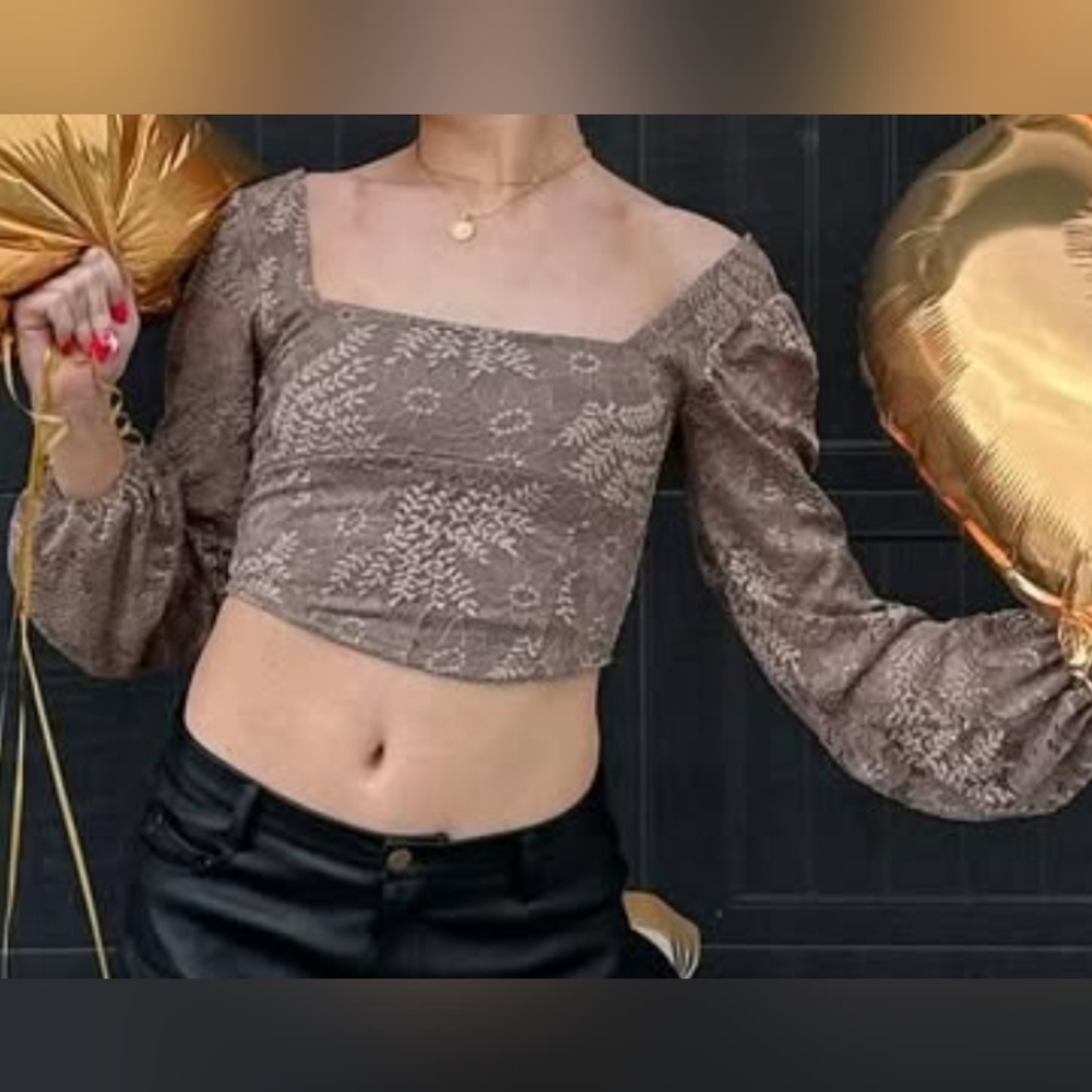 Altar'd State Beige Patterned Two-Piece Set - image 3